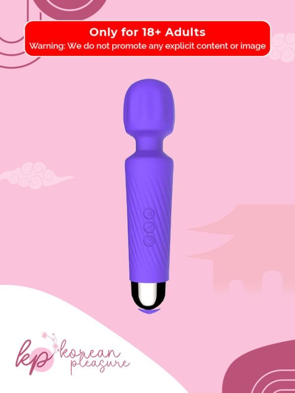 8-inch Vibrating Massager with 8-Speed and 20-Vibration Modes