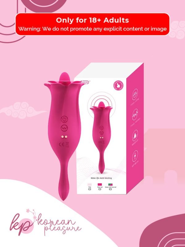Rose Tongue Licking Vibrator for Female Masturbation