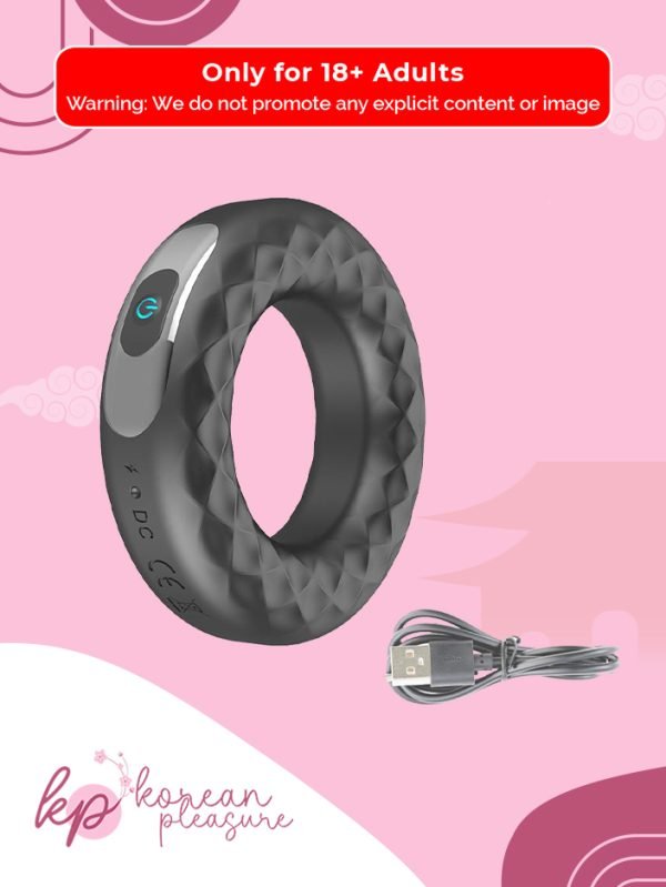 Remote-Controlled USB Rechargeable 10-Speed Cock Ring
