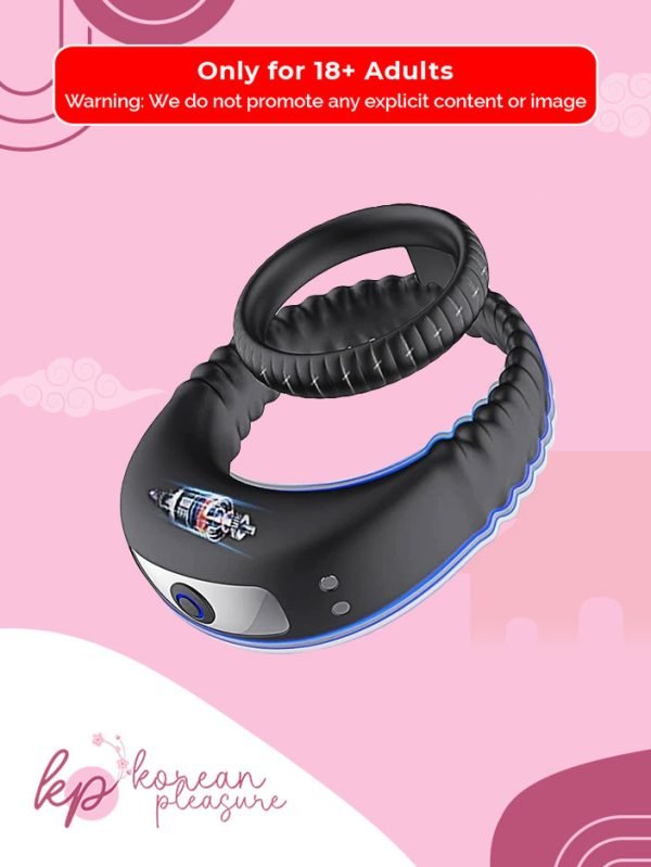 2 Noiseless Black Cock Ring with Super Elasticity