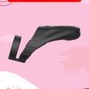 Black Stylish Silicone Double Cock Ring Vibrator