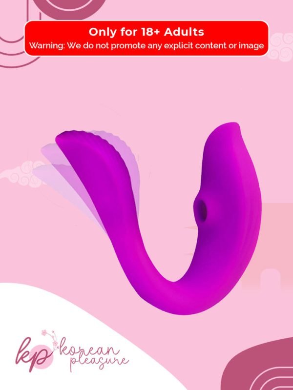 USB Rechargeable Sucking Vibrator with 10-Mode Vibrations