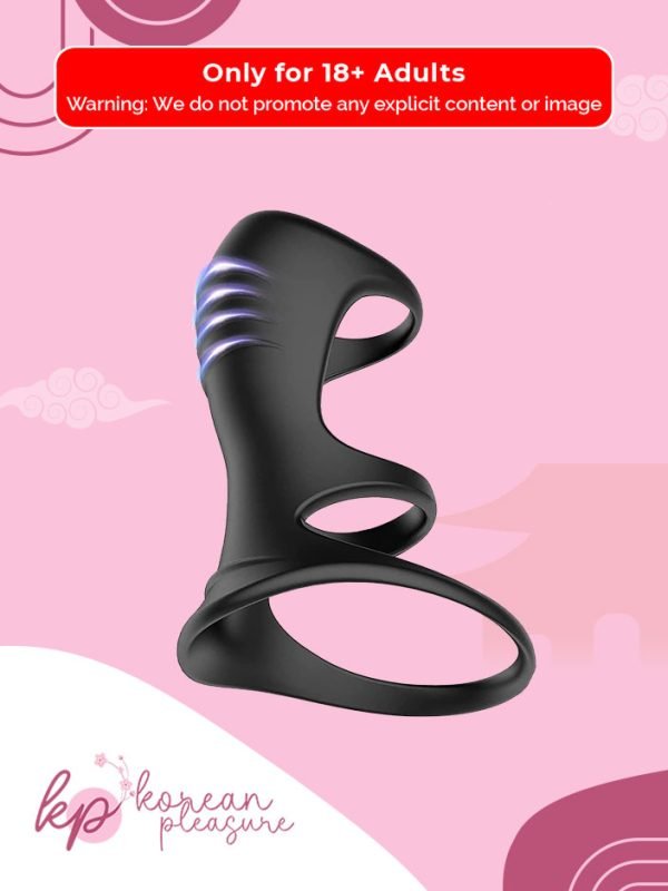 Triple Silicone Cock Ring Stimulator for Hard Long Erection