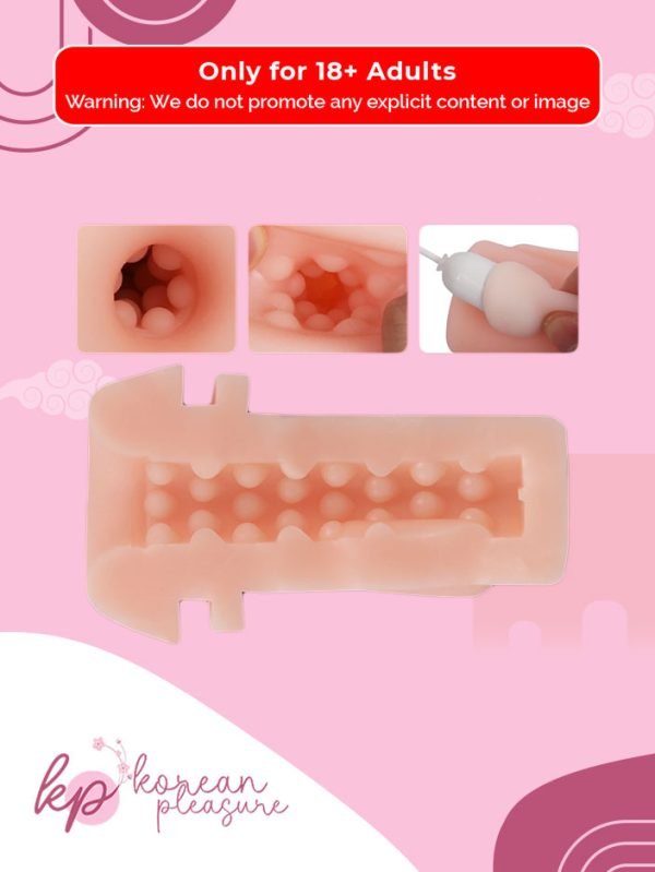 Reusable 10-Frequency Vibration Lifelike Male Stroker