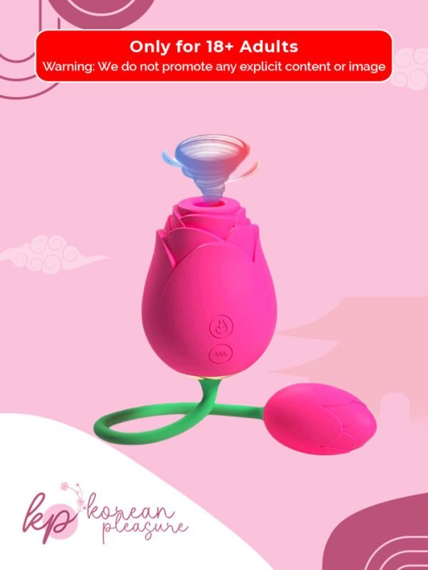 Micro Rose Egg-Shaped Sucking Vibrator for Clitoral and G-spot Stimulation