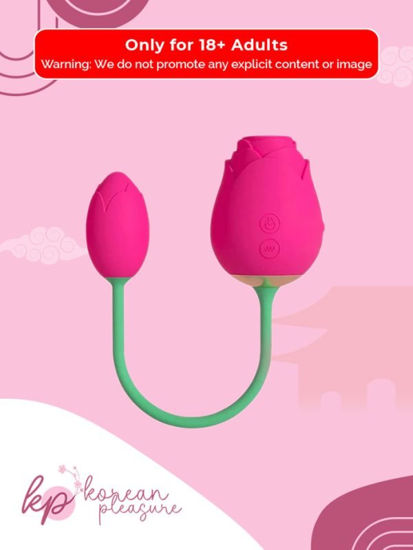 Micro Rose Egg-Shaped Sucking Vibrator for Clitoral and G-spot Stimulation