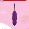 Hot Silicone G-spot Vibrator for Nipple and Clitoral Stimulation