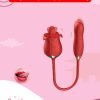 2 10-Speed Tongue Licking Rose Vibrator