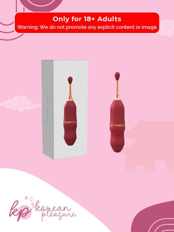 Hot Silicone G-spot Vibrator for Nipple and Clitoral Stimulation