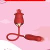 3 10-Speed Tongue Licking Rose Vibrator